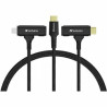 VERBATIM CABLE - 2 IN 1 120CM USB C TO C