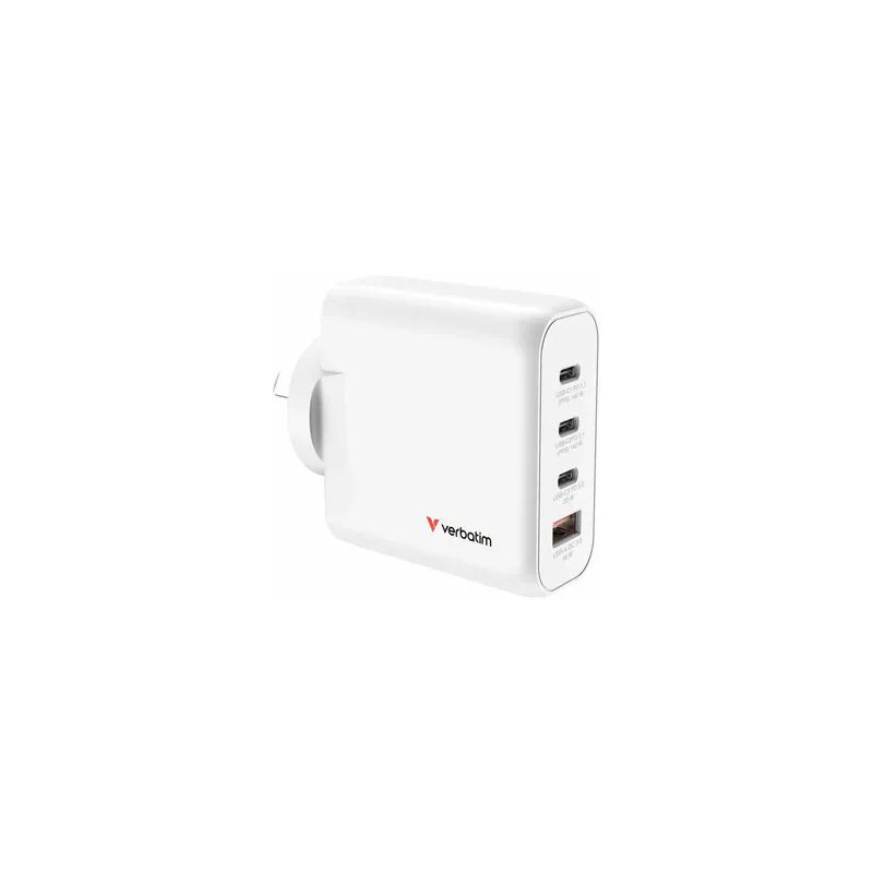 VERBATIM GAN CHARGER 4 PORT 140W