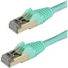 2m Aqua Cat6a Ethernet Cable - STP