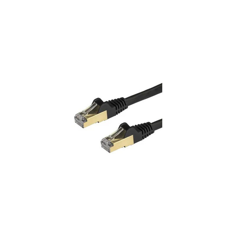 3m Black Cat6a Ethernet Cable - STP
