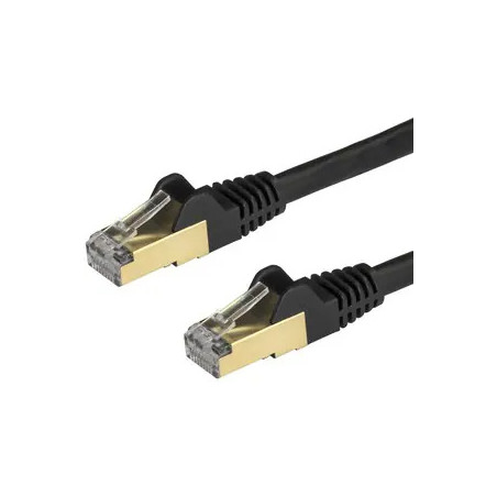 3m Black Cat6a Ethernet Cable - STP