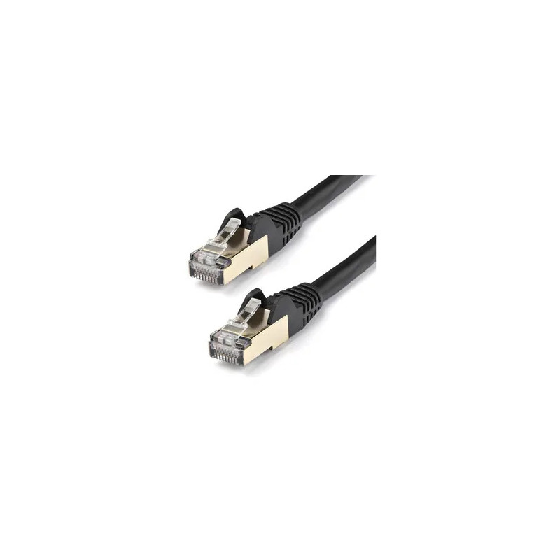 Cable - Black CAT6a Ethernet Cable 7m