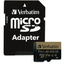 MICRO SDXC 512GB /W ADAPTOR