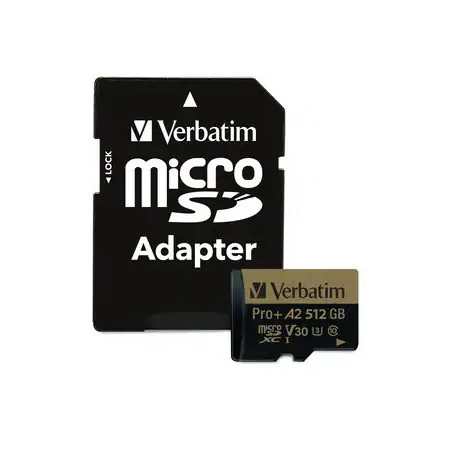 MICRO SDXC 512GB /W ADAPTOR