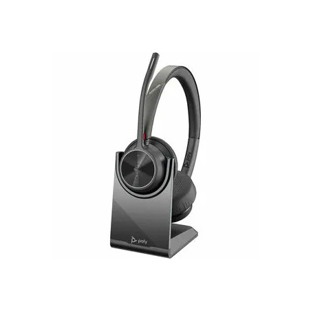 HP POLY VOYAGER 4320 OTH WIRELESS MS STEREO HEADSET W/CHARGING STAND, BT700 DONGLE , USB-A