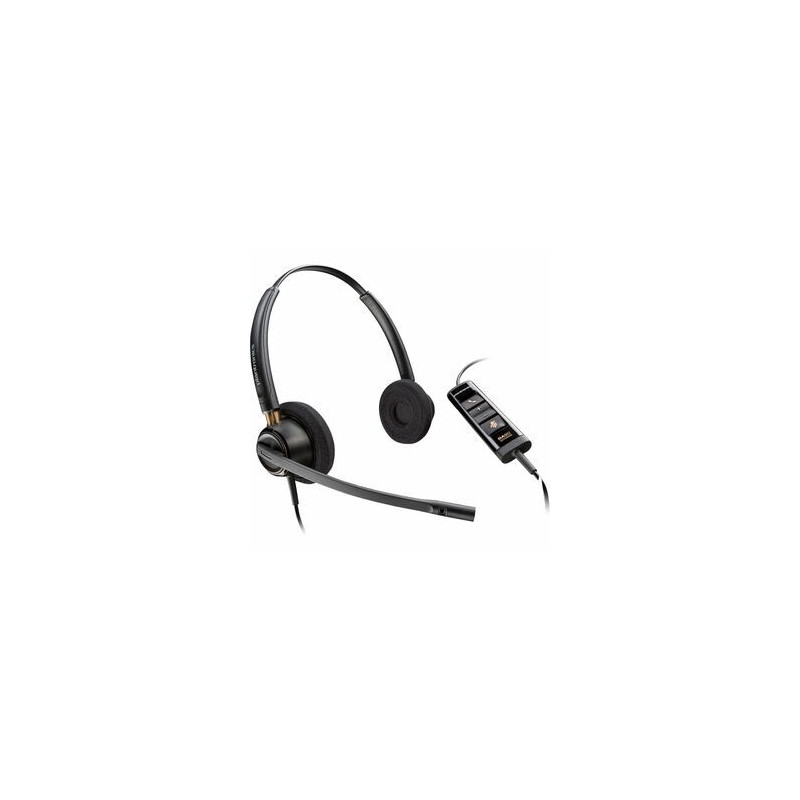 HP POLY ENCOREPRO EP525 UC STEREO CORDED HEADSET, USB-A & C