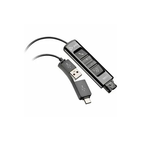 HP POLY DA85 QD TO USB-A & C SMART DIGITIAL ADAPTER CABLE W CALL CONTROLS
