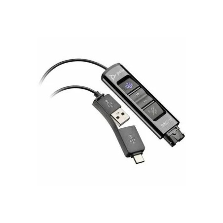 HP POLY DA85-MS QD TO USB-A & C SMART DIGITIAL ADAPTER CABLE WITH CALL CONTROLS