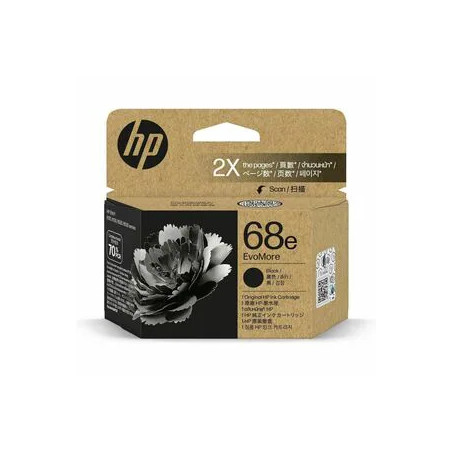 68E EVOMORE BLACK ORIGINAL INK CARTRIDGE