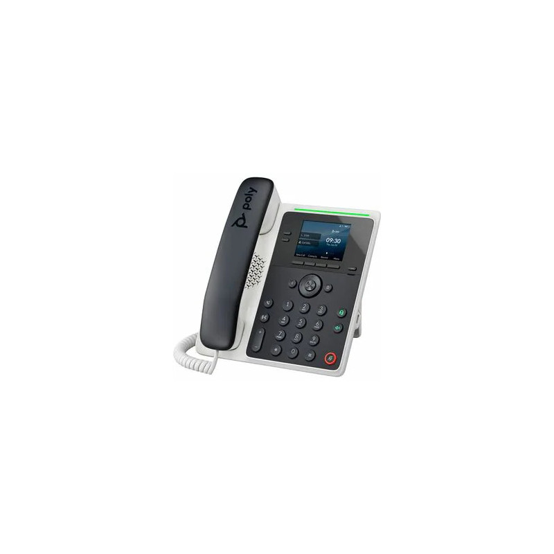 HP POLY EDGE E100 IP PHONE W/HANDSET,2.8" COLOUR SCREEN,2 LINE KEY