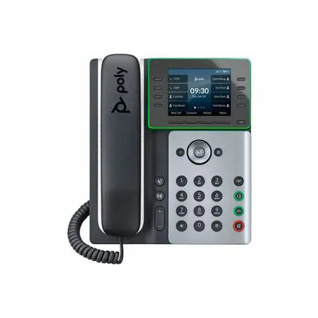 HP POLY EDGE E300 IP PHONE, NOISEBLOCK AI AND ACOUSTIC FENCE, USB-C, NO BLUETOOTH/WFI