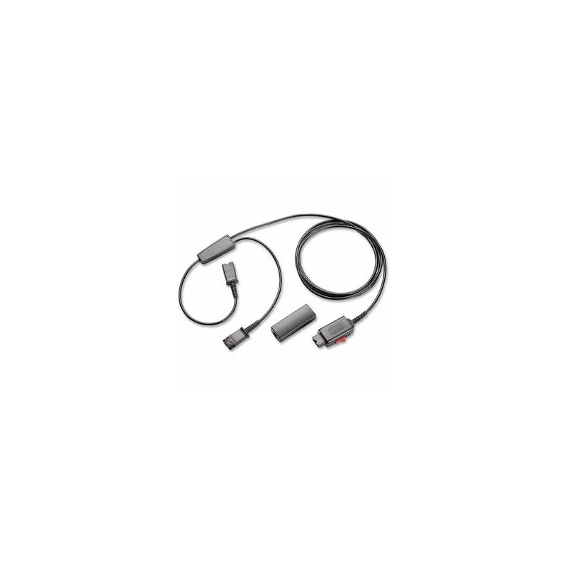 HP POLY Y-ADAPTER TRAINING CABLE 4 PIN QD WITH MUTE AND QUICK DISCONNECT CLAMP