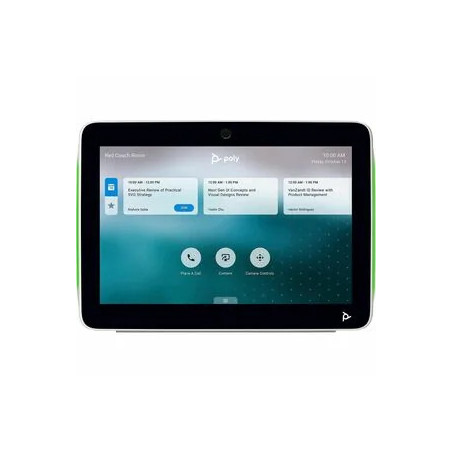 HP POLY TC10 2-IN-1 TOUCHPANEL FOR ROOM SCHEDULING & MEETING ROOM TOUCH CONTROLLER (WHITE)