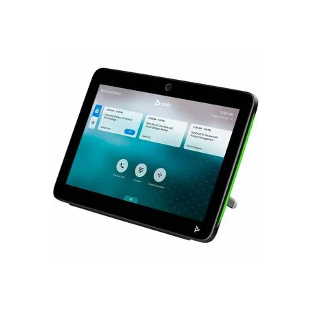HP POLY TC10 2-IN-1 TOUCHPANEL FOR ROOM SCHEDULING & MEETING ROOM TOUCH CONTROLLER (BLACK)