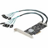 STARTECH SATA PCIe, 8 PORTS, NON-RAID, 6GBPS, SATA III, 4 CONTROLLERS, 2YR