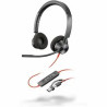 HP POLY BLACKWIRE 3320, MS, STEREO, CORDED HEADSET, INCLUDING USB-A ADAPTOR
