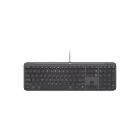 LOGITECH K620, WIRED KB, USB-C, GRAPHITE, 2YR WTY, USB ADAPTOR SOLD SEPARATELY