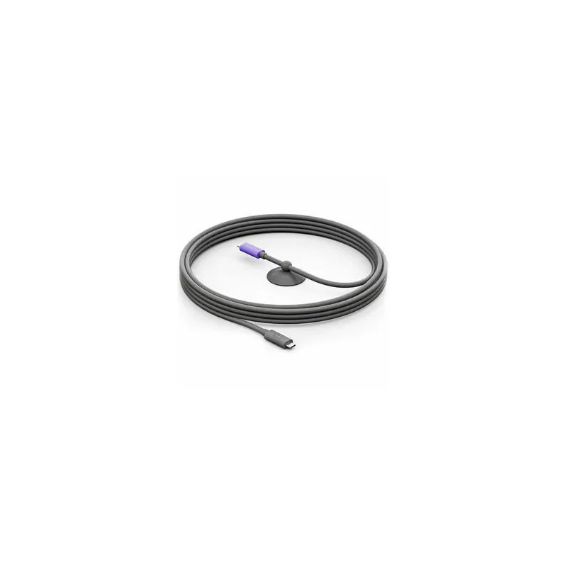 LOGITECH ACTIVE USB3.1 USB-C to USB-C 5M CABLE FOR MEET UP 2 - SUPPORTS DP ALT MODE, 2Y WT