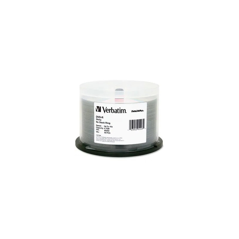 DVD-R 4.7GB 50Pk Bulk Silver Shiny 16x