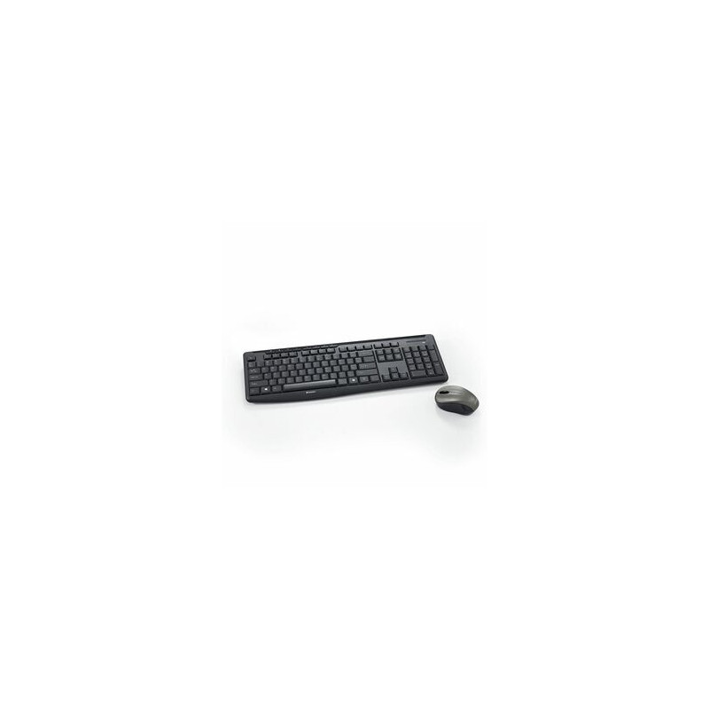 WIRELESS SILENT KEYBOARD MOUSE COMBO BLK