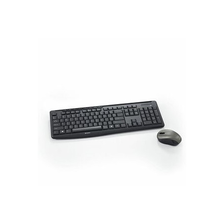 WIRELESS SILENT KEYBOARD MOUSE COMBO BLK