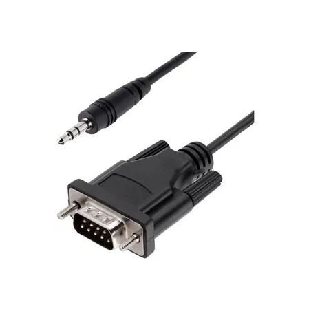 STARTECH 3FT DB9 TO 3.5MM SERIAL CABLE, RS232 DB9 MALE TO AUDIO JACK LTW