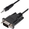 STARTECH 3FT DB9 TO 3.5MM SERIAL CABLE, RS232 DB9 MALE TO AUDIO JACK LTW