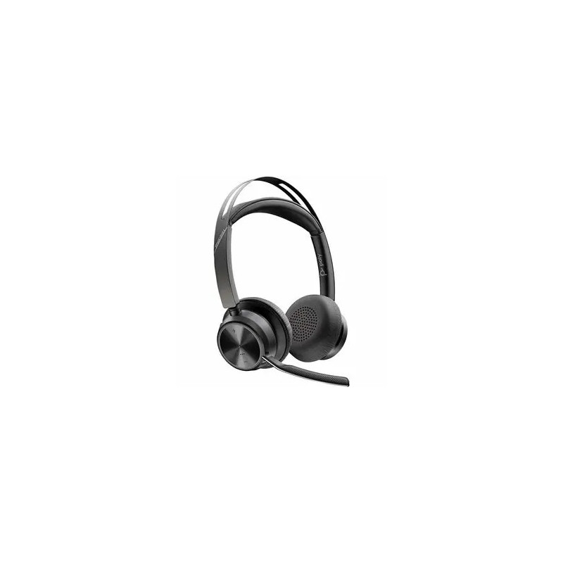 HP POLY VOYAGER FOCUS 2 UC STEREO HEADSET ANC BT700 USB-C DONGLE PC/MOB INCL USB-A ADAPTOR