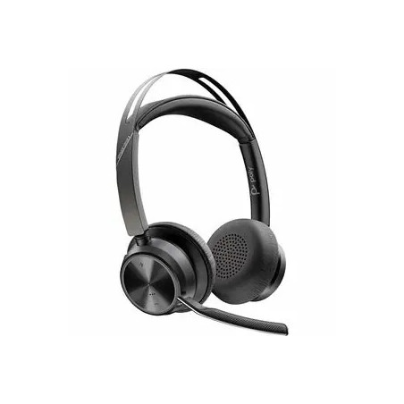 HP POLY VOYAGER FOCUS 2 UC STEREO HEADSET ANC BT700 USB-C DONGLE PC/MOB INCL USB-A ADAPTOR