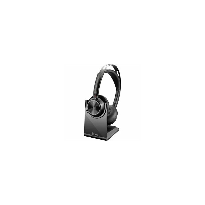 HP POLY VOYAGER FOCUS 2 MS BT STEREO ANC BT700 USB-C DONGLE W/CHARGE STAND INC USB-A ADAP