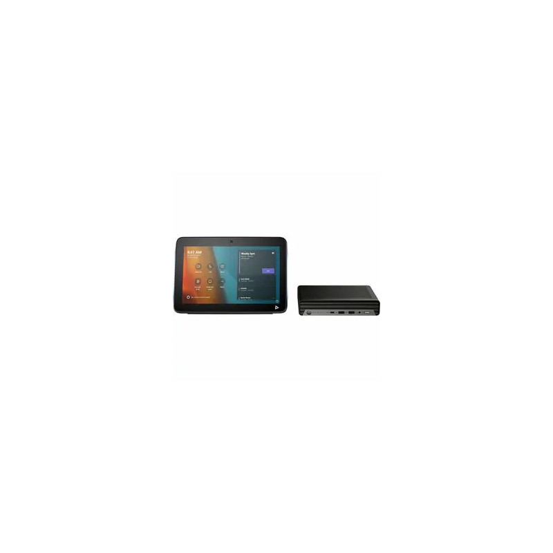 HP POLY STUDIO BASE KIT G9 PLUS FOR MS TEAMS, HP MINI PC W/ TC10 CONTROLLER (NO CAMERA)