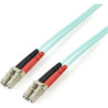 STARTECH 2M LC FIBER OPTIC CABLE - 10GB AQUA - MM DUPLEX 50/125 - LSZH LTW