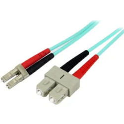 1M 10 GB AQUA FIBER PATCH...