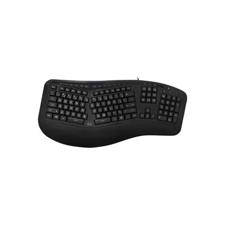COLOR ILLUMINATED ERGONOMIC KEYBOARD