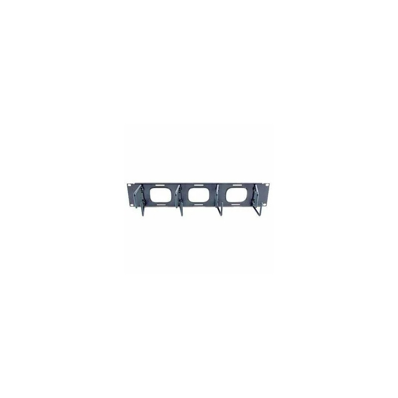 APC (AR8428) 2U HORIZONTAL CABLE ORGANIZER W/ PASS-THRU BLACK