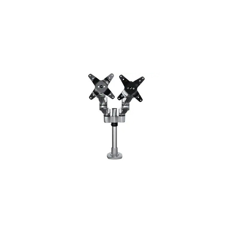 STARTECH DUAL MONITOR DESK MOUNT 30", 8KG, FULL MOTION, VESA, H/ADJ, SILVER, 10YR
