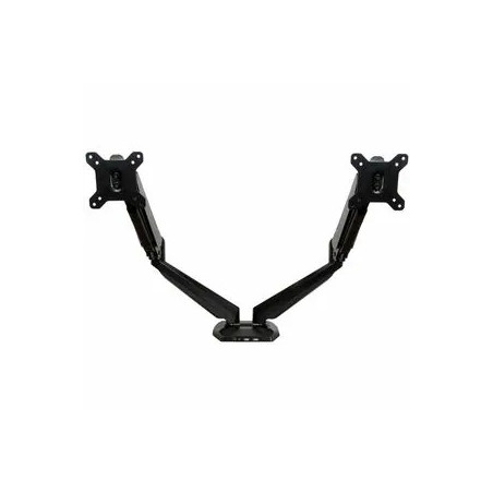 STARTECH DUAL MONITOR DESK MOUNT 32", 8KG, FULL MOTION, VESA, BLACK, USB, AUDIO, 2YR