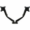 STARTECH DUAL MONITOR DESK MOUNT 32", 8KG, FULL MOTION, VESA, BLACK, USB, AUDIO, 2YR