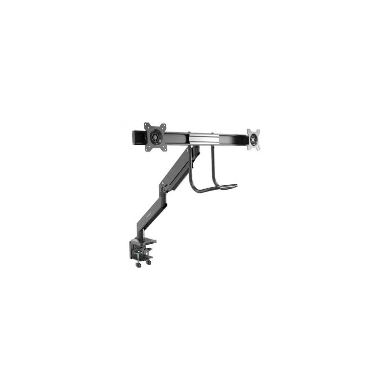 STARTECH DUAL MONITOR ARM UP TO 32"/8KG PER DISPLAY, H/ADJ, DESK MOUNT, 5YR
