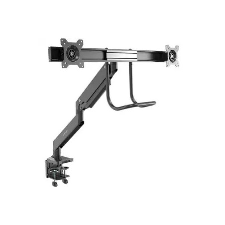 STARTECH DUAL MONITOR ARM UP TO 32"/8KG PER DISPLAY, H/ADJ, DESK MOUNT, 5YR
