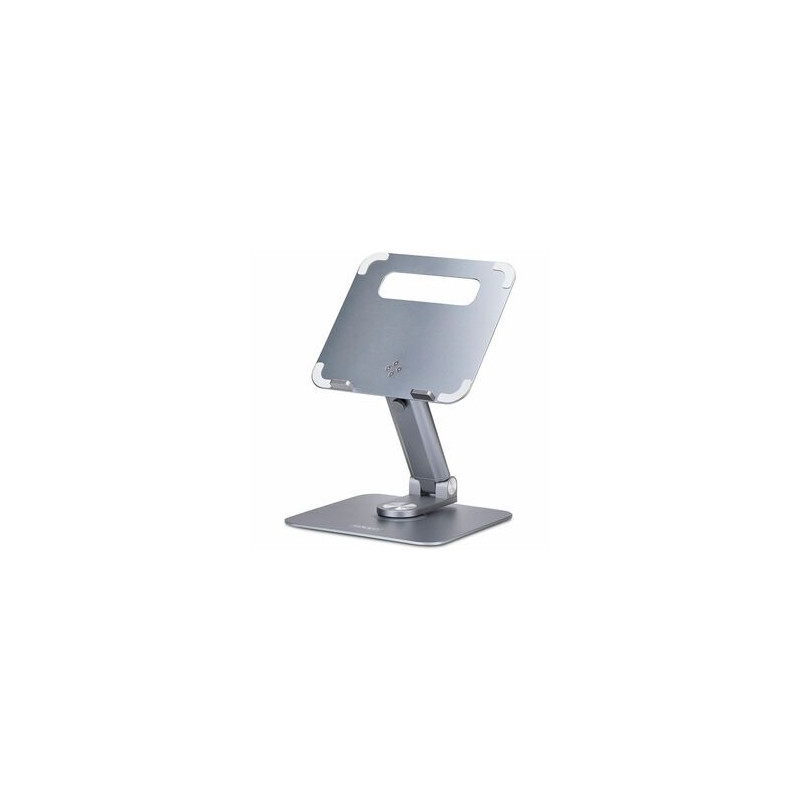STARTECH TELESCOPIC LAPTOP STAND, 360 SWIVEL BASE, RISER FOR DESK, 5 YR