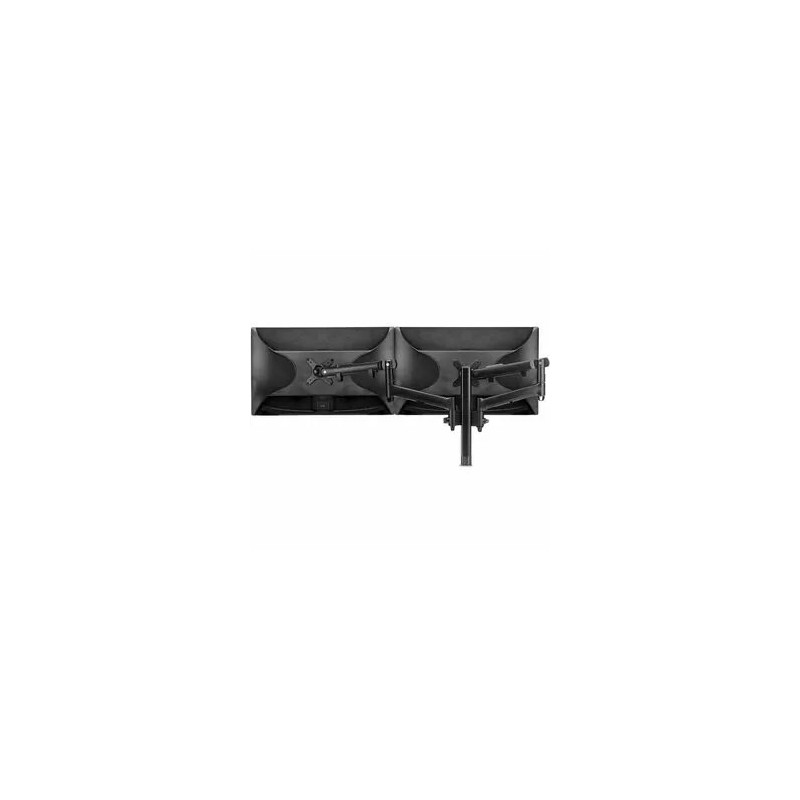 ATDEC DUAL DYNAMIC DESK MOUNT BLACK