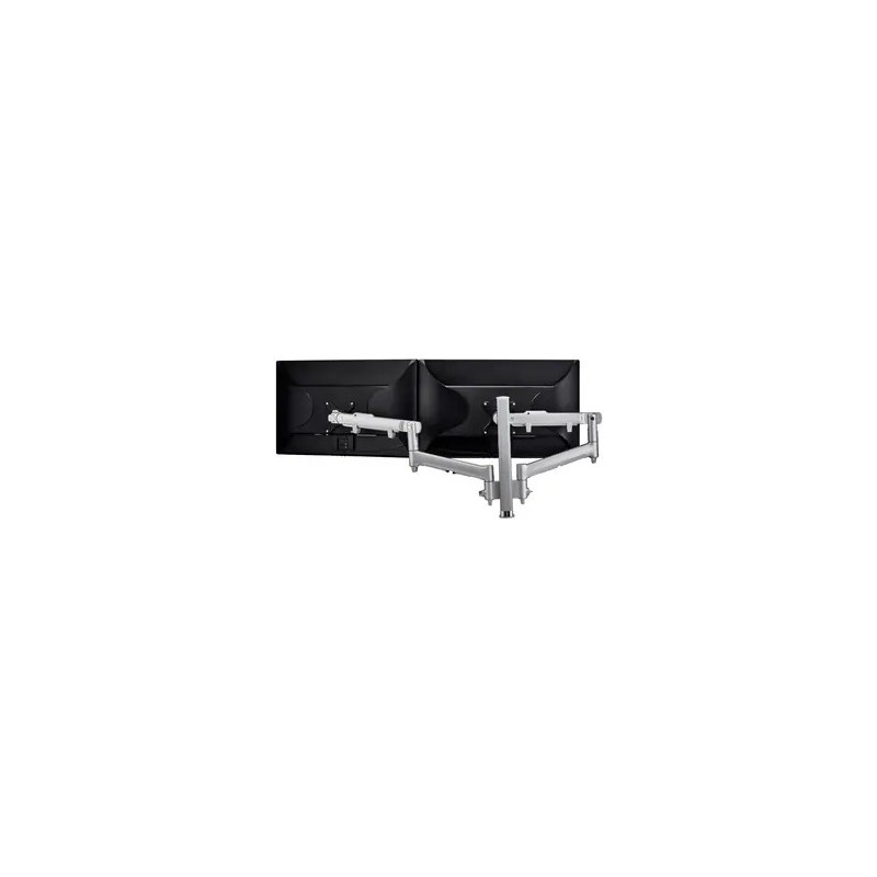 ATDEC DUAL DYNAMIC DESK MOUNT SILVER