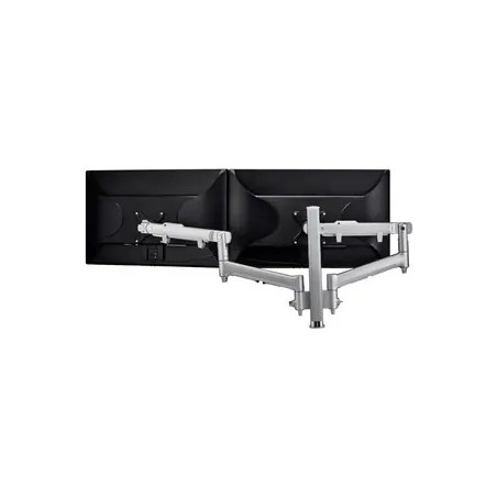 ATDEC DUAL DYNAMIC DESK MOUNT SILVER