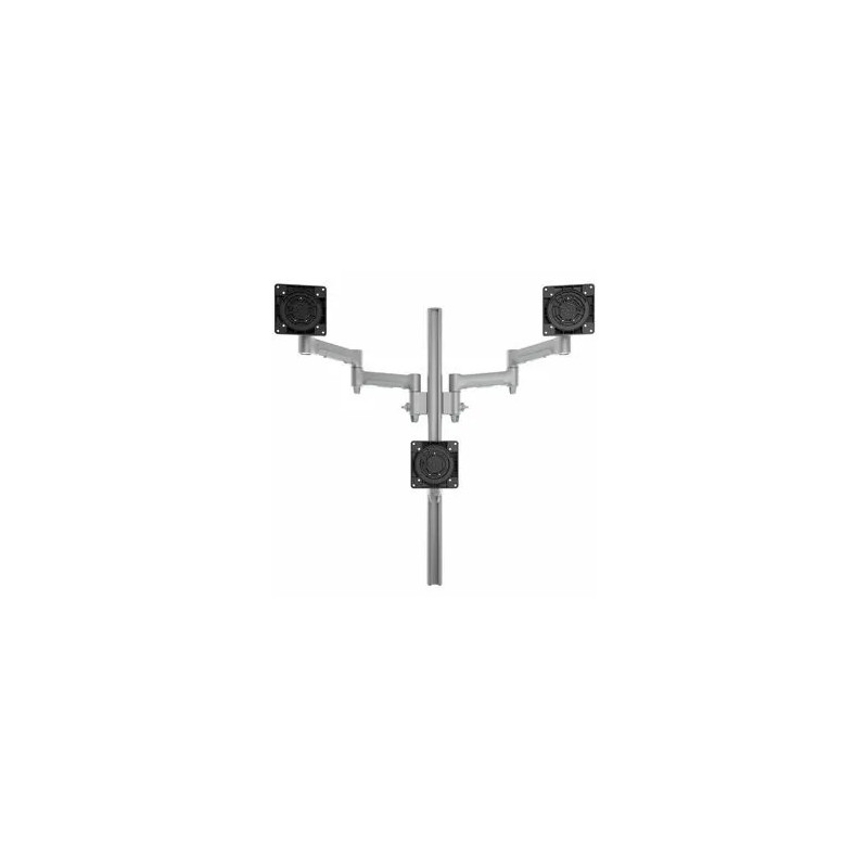 TRIPLE MONITOR MOUNT H SILVER