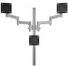 TRIPLE MONITOR MOUNT H SILVER