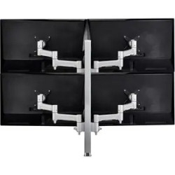ATDEC QUAD DESK MOUNT SILVER
