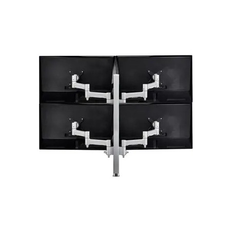 ATDEC QUAD DESK MOUNT SILVER